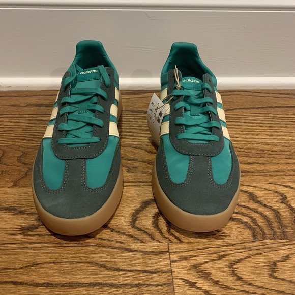 Adidas Barreda Decode Court Green Warm Vanilla Shoes Sneaker Mens Size 10 JP9666 - Picture 2 of 9